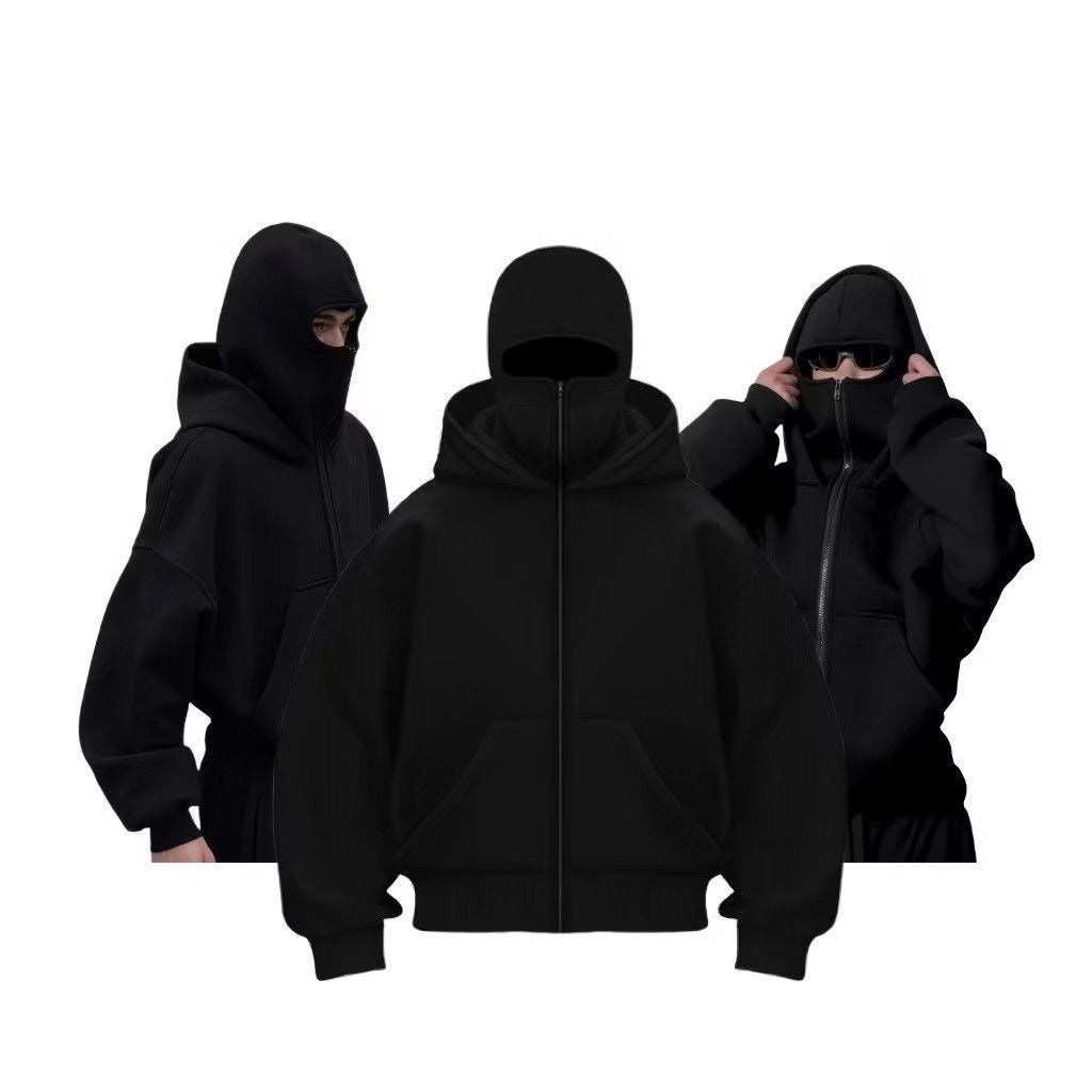 Balaclava Hoodie - Full Zip Streetwear Hoodie
