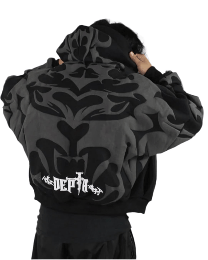 Depth Hoodie - Streetwear Hoodie - Blackveil