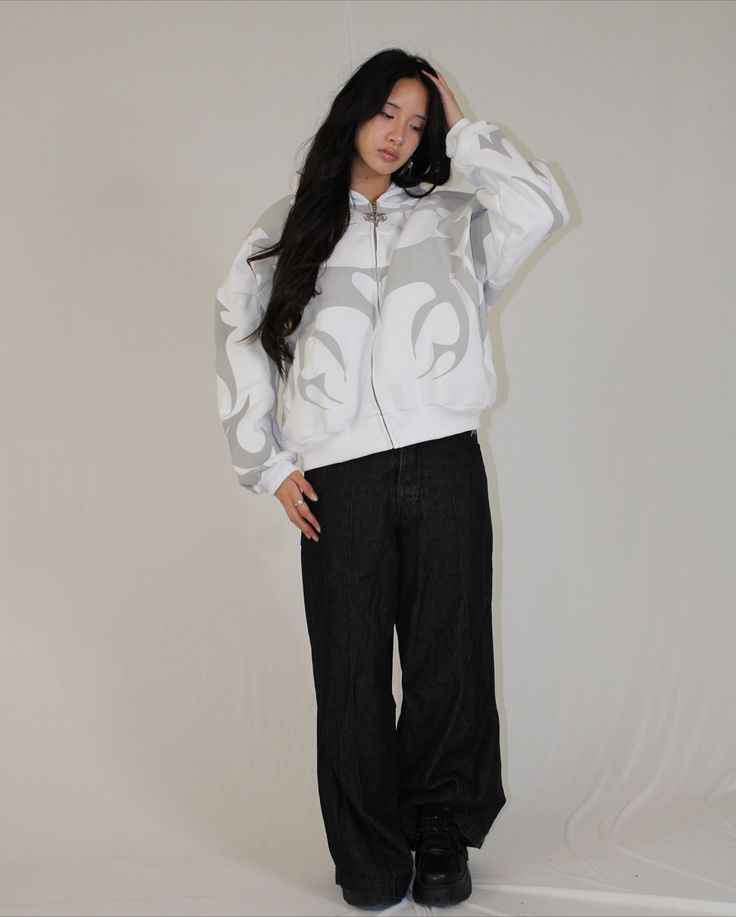 Ghost White Depth Hoodie