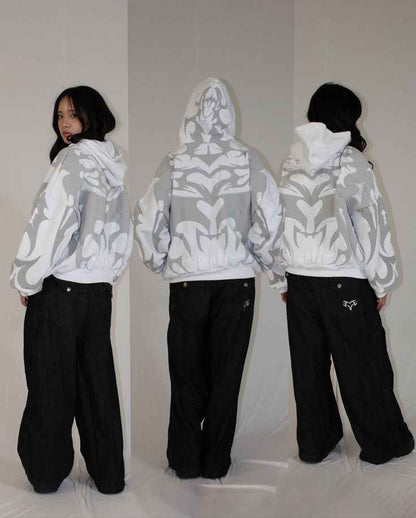 Ghost White Depth Hoodie