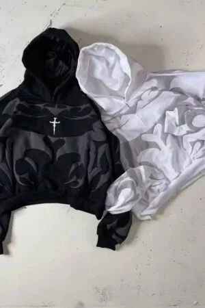 Ghost White Depth Hoodie